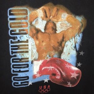 Vintage USA Olympic “Go For The Gold” Boxing T